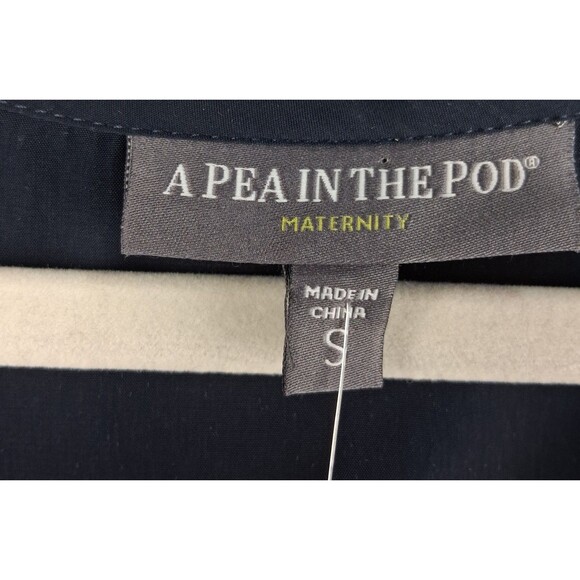NWT Maternity Dress  Pea in the Pod Navy Size S - Picture 2 of 10